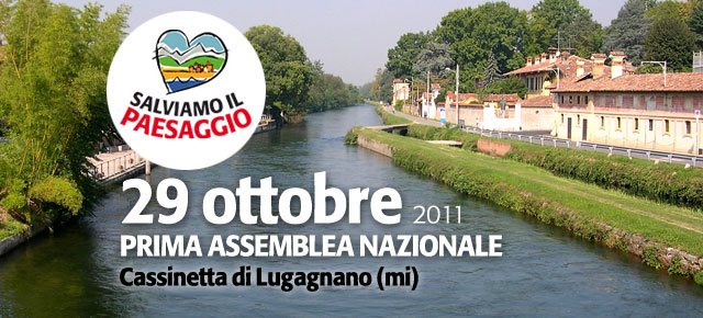 29 Ottobre "Salviamo il Paesaggio" a Cassinetta di Lugagnano