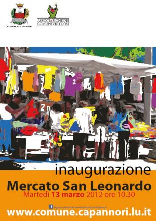 Martedì 13 marzo l'inaugurazione del nuovo mercato settimanale di S.Leonardo in Treponzio