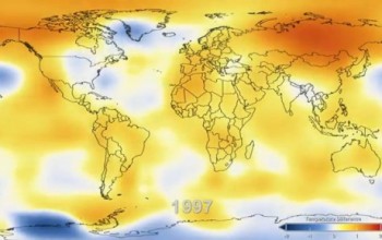 130 anni di riscaldamento globale in un video di 30 secondi!
