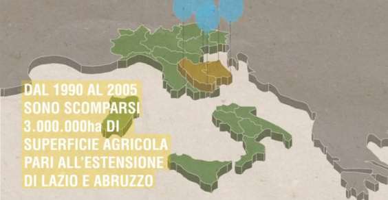 Consumo di suolo: alla biennale di Venezia un video infografico che fa riflettere