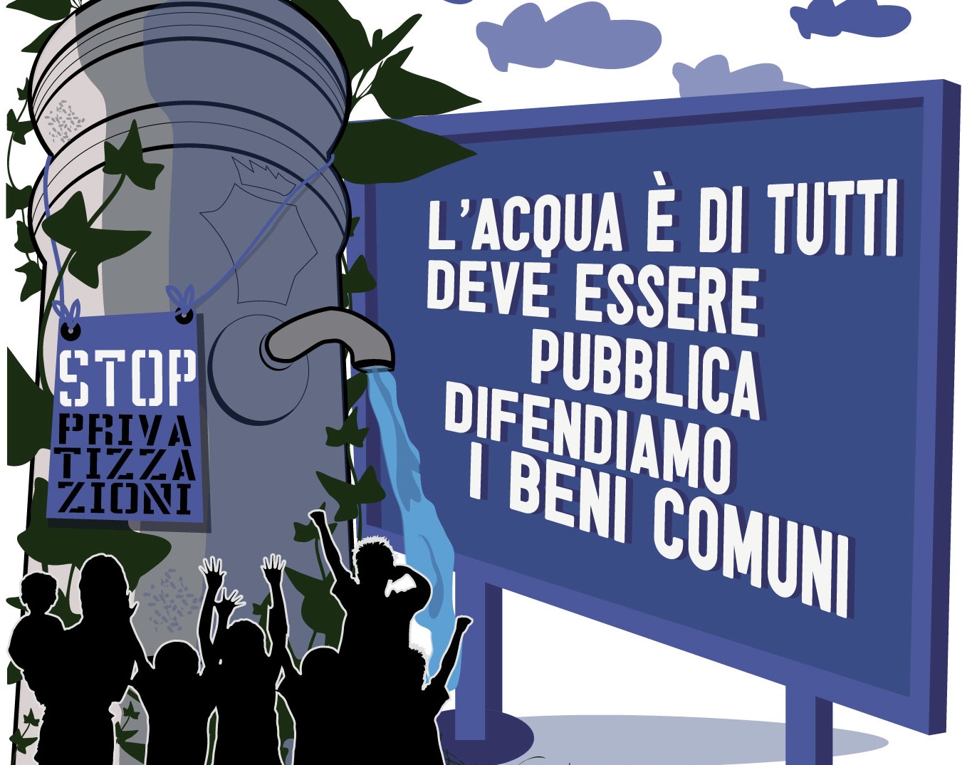 A Reggio Emilia la mobilitazione nazionale per l'Acqua Pubblica