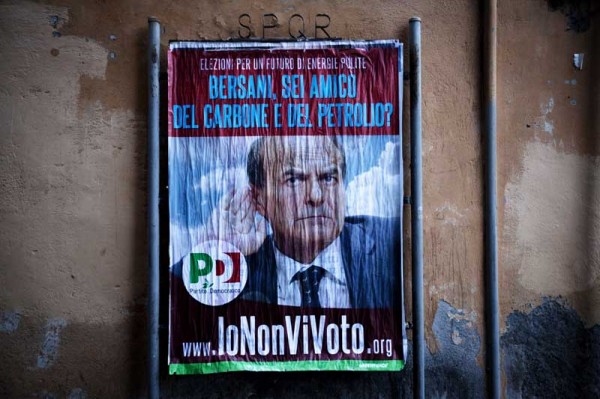 Grennepeace: ambiente assente da programmi Bersani, Monti e Berlusconi