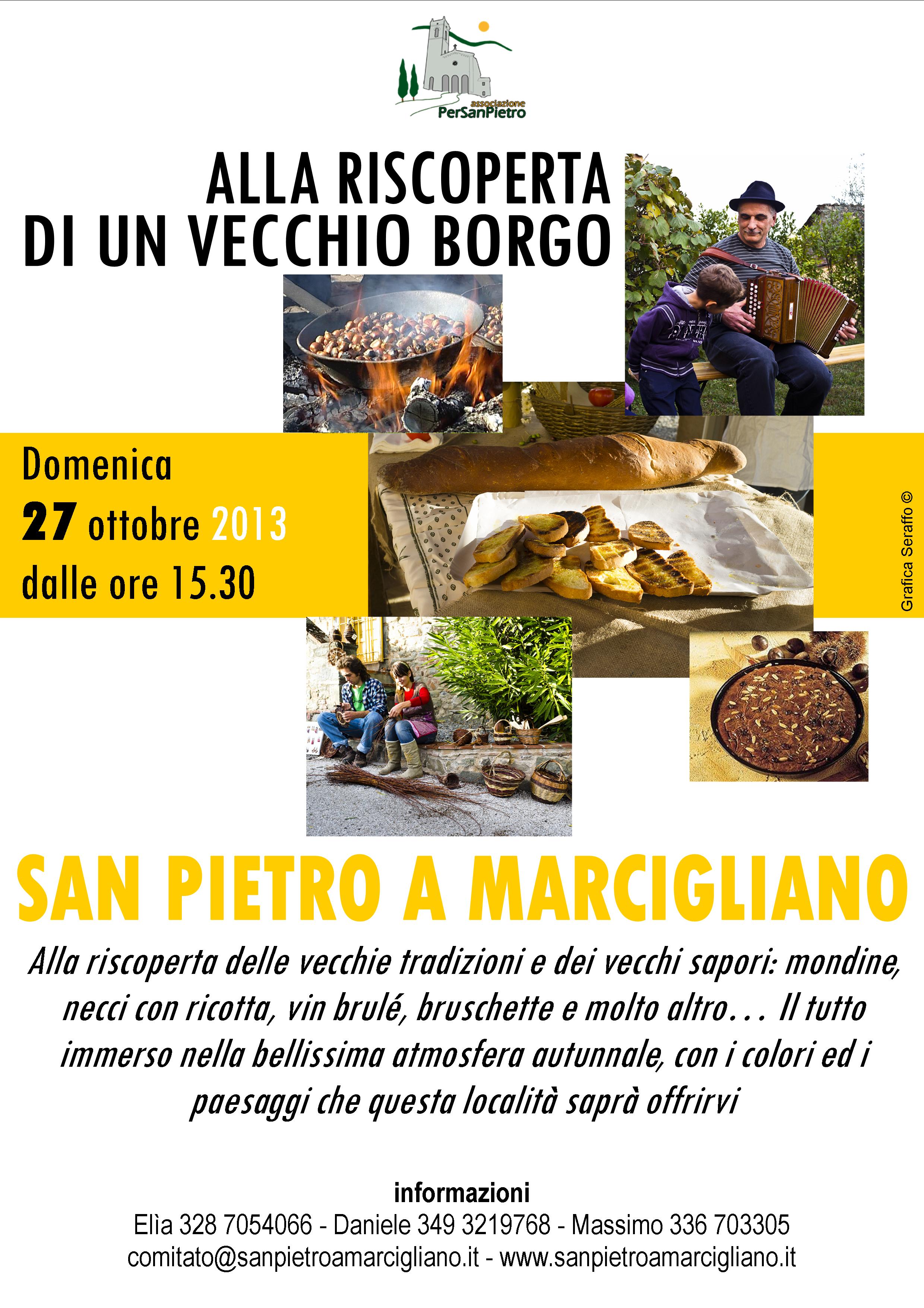Domenica 27 alla riscoperta di un Vecchio Borgo