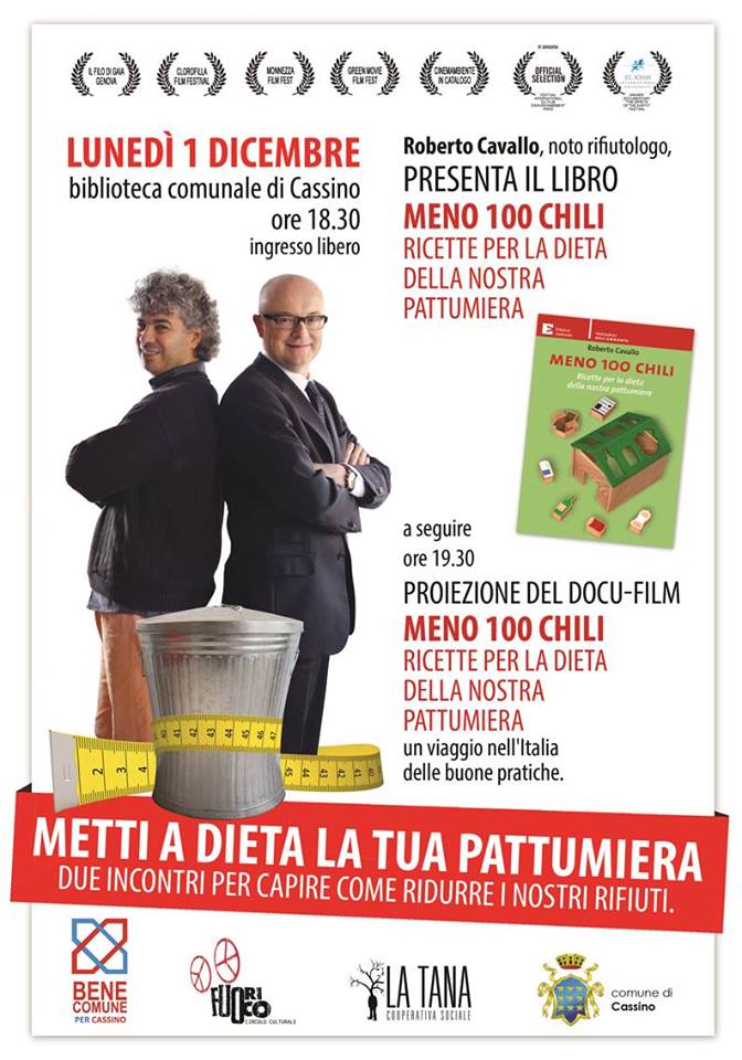 Il primo dicembre a Cassino la proiezione "Meno 100 kg"