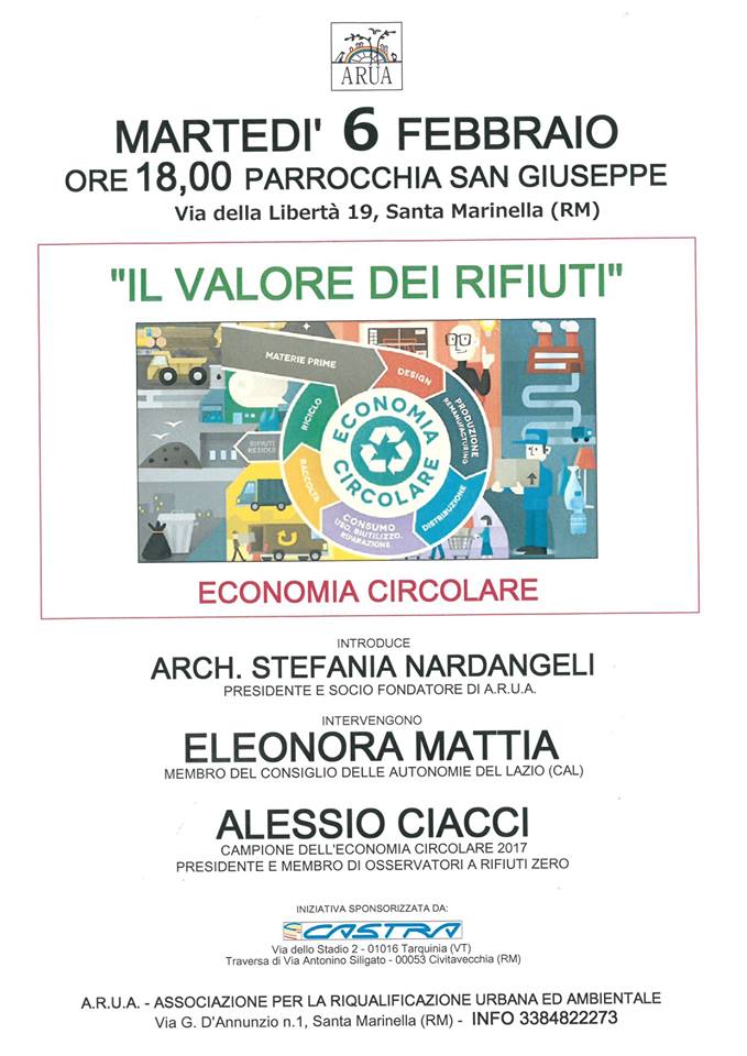"Il Valore dei Rifiuti e l'Economia Circolare" a Santa Marinella (RM)