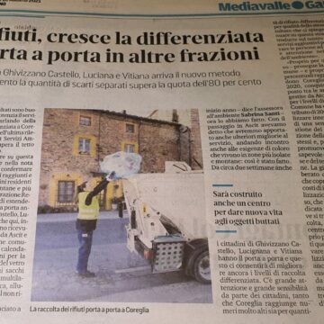 ASCIT estende la raccolta differenziata domiciliare a Coreglia