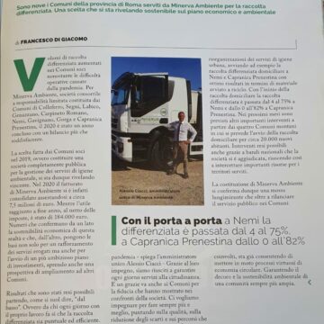 Rifiuti Oggi parla di MinervAmbiente