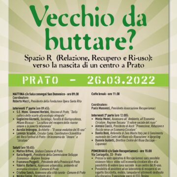 “Vecchio da buttare?” a Prato un convegno regionale sul Riutilizzo