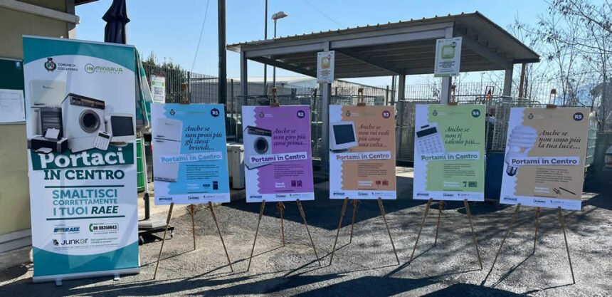 “Portami in Centro!” al via la Campagna di Minerva Ambiente e del Comune di Colleferro sui RAEE