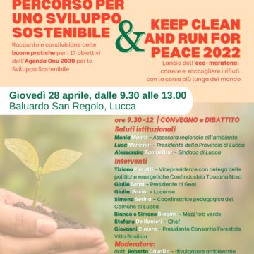 Lucca 2030: presentazione del percorso di sostenibilità e di Keep Clean and Run2022