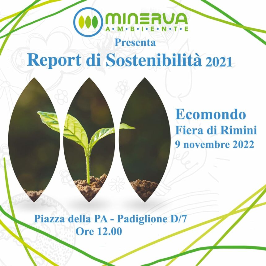 Alla fiera Ecomondo di Rimini, MinervaAmbiente presenta il suo primo Bilancio di Sostenibilità