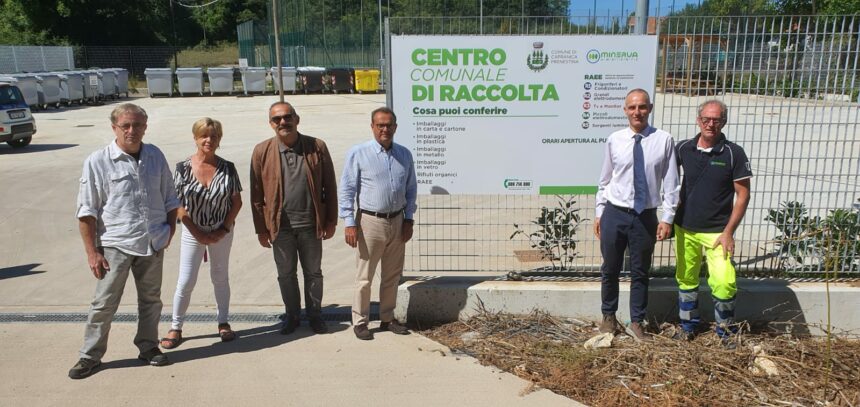 Inaugurata la nuova isola ecologica Minerva Ambiente a Capranica Prenestina