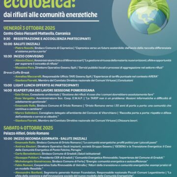 Governare la transizione ecologica: dai rifiuti alle comunità energetiche