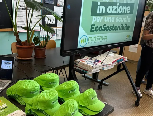 “Scuole EcoSostenibili Minerva”: oltre 700 studenti coinvolti nella quarta edizione. E nasce la Giornata della Sostenibilità Minerva