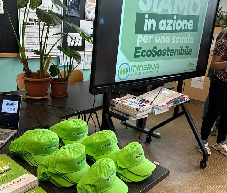“Scuole EcoSostenibili Minerva”: oltre 700 studenti coinvolti nella quarta edizione. E nasce la Giornata della Sostenibilità Minerva
